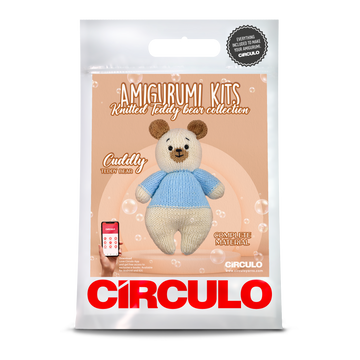 Circulo Amigurumi Kit | Knit Teddy Bear - Cuddly Teddy