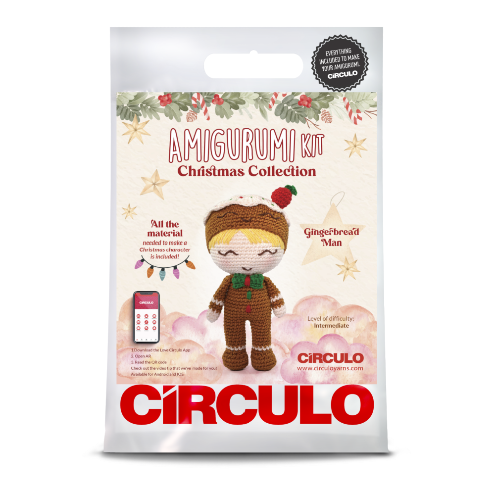Circulo Amigurumi Kit  Christmas - Gingerbread Man – STASH Lounge