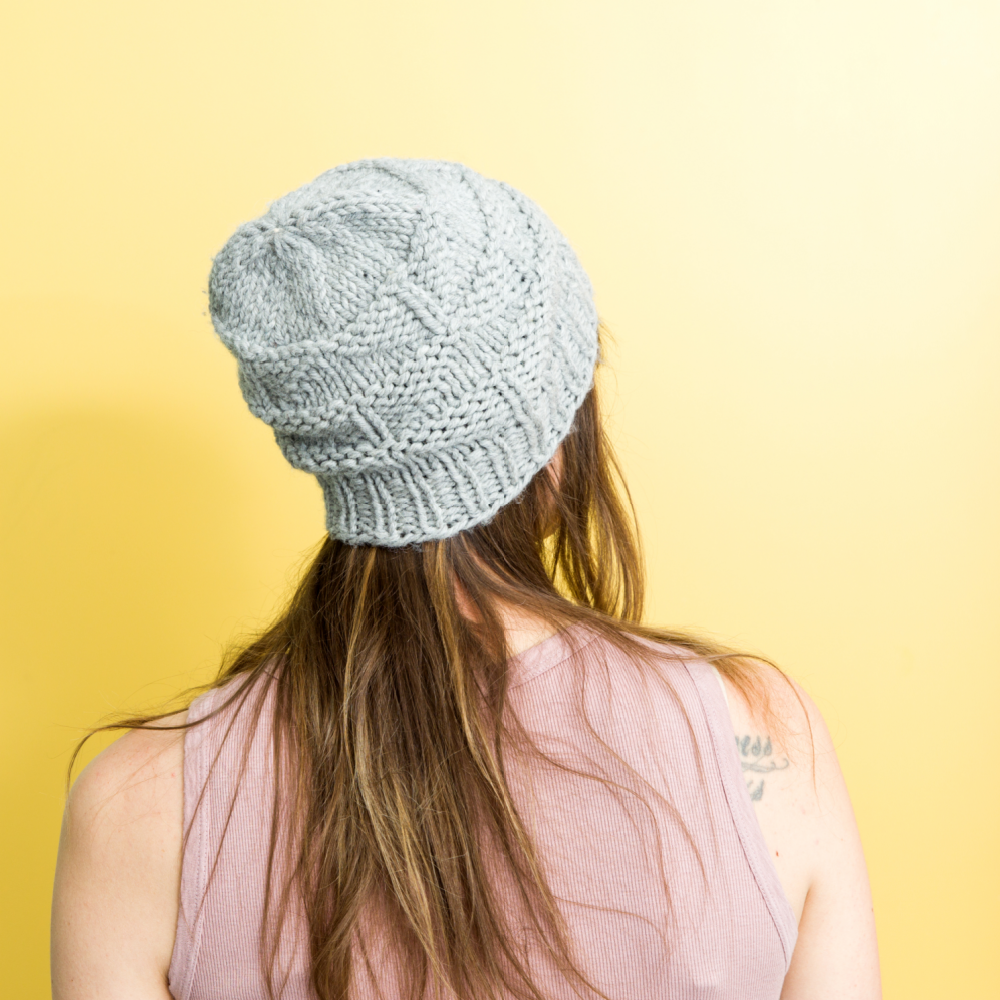 Knitting Level 2 Sweet Knit Hat STASH Lounge