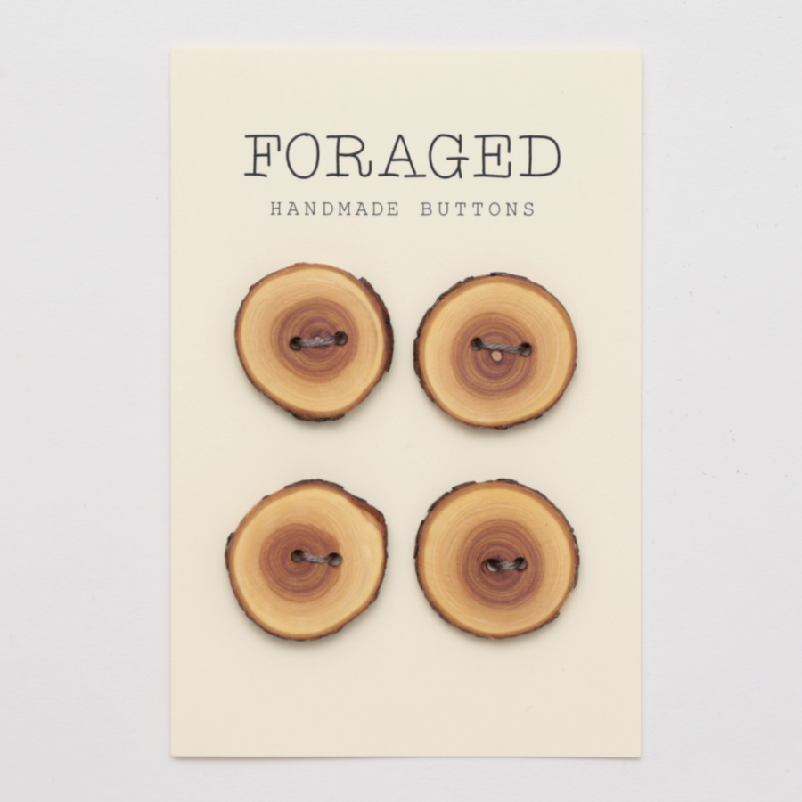 Foraged Handmade Buttons | Med x 4