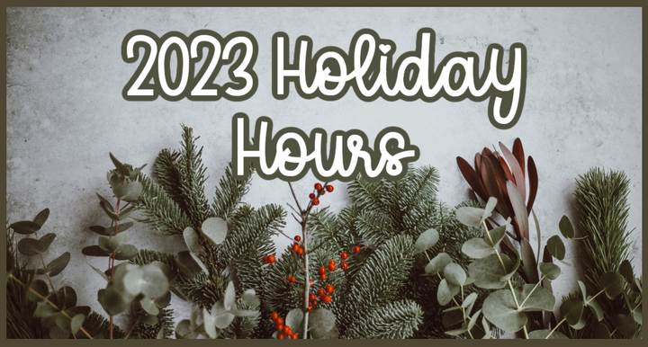 Holiday Hours + Deadlines at STASH!