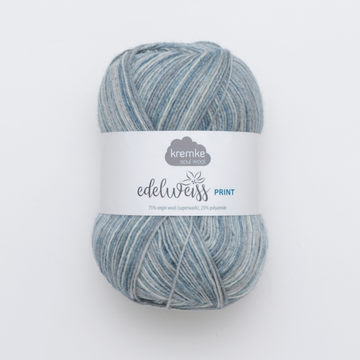 Kremke Soul Wool Edelweiss Print