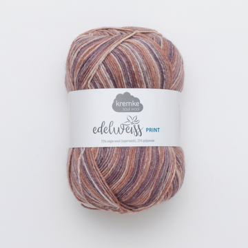 Kremke Soul Wool Edelweiss Print