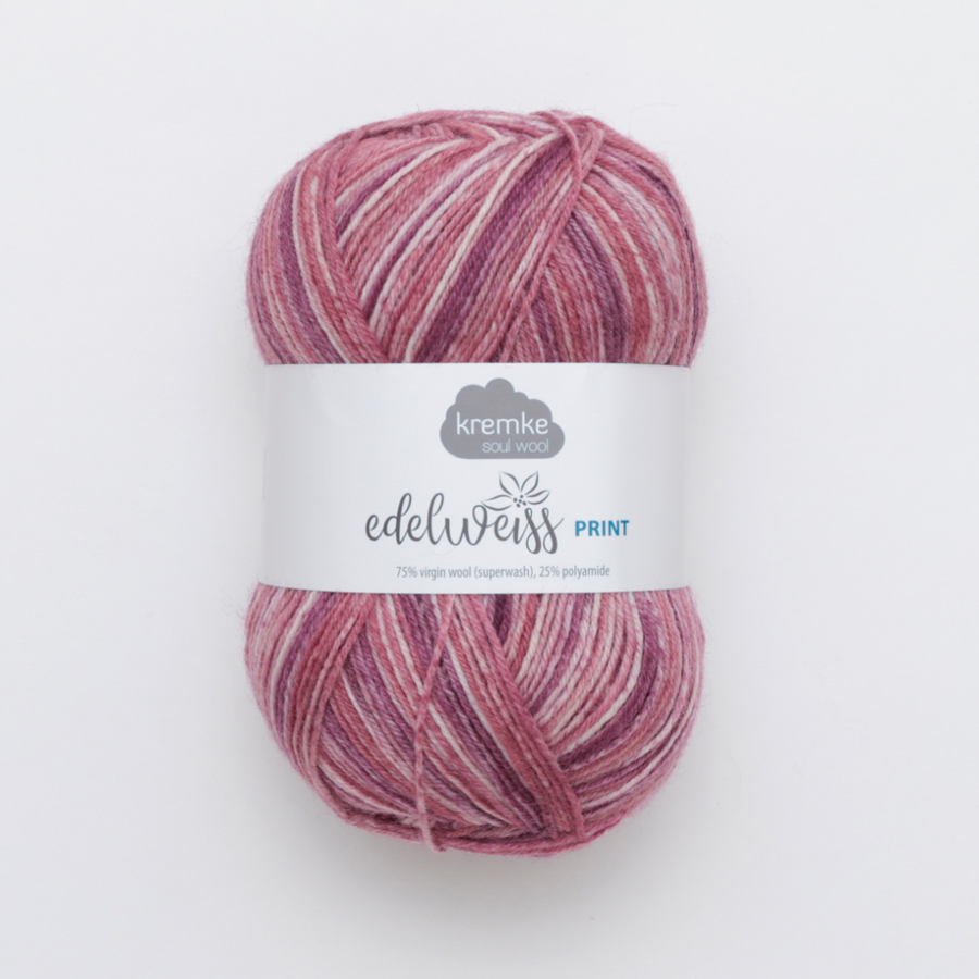 Kremke Soul Wool Edelweiss Print