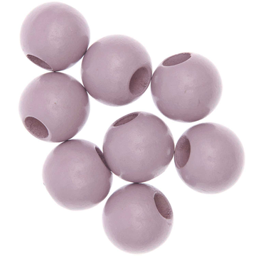 Macrame Beads | Smokey Pink 25mm