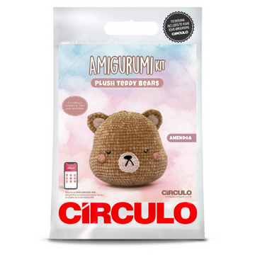Circulo Amigurumi Kit | Plush Teddy Bear - Amendoa