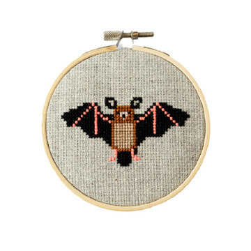 Cotton Clara Bat Cross Stitch Kit