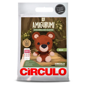 Circulo Amigurumi Kit | Safari Baby - Bear