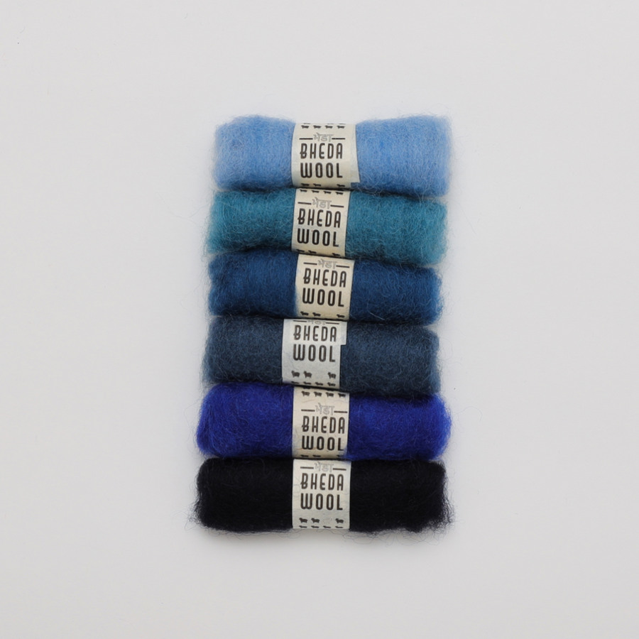 Bhedawool Felting Fibre Mini Packs