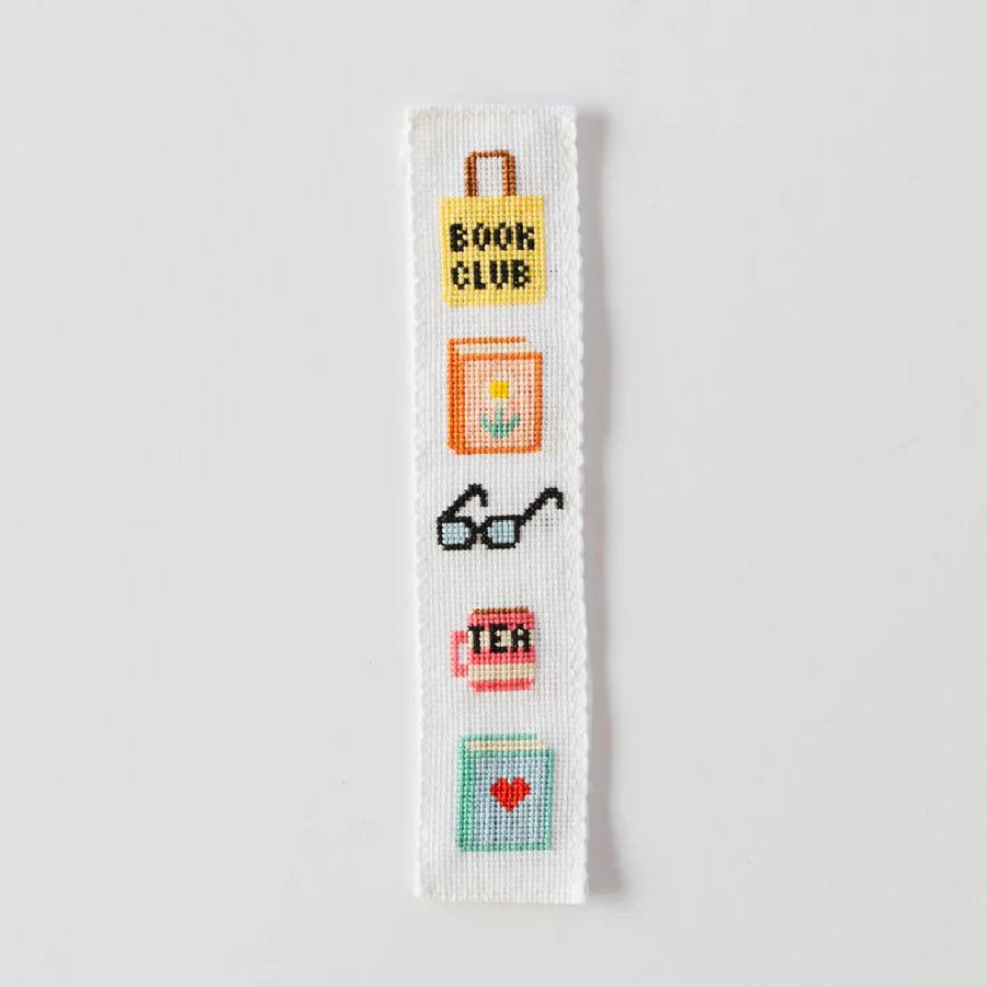 Cotton Clara Bookish Cross Stitch Bookmark Kit