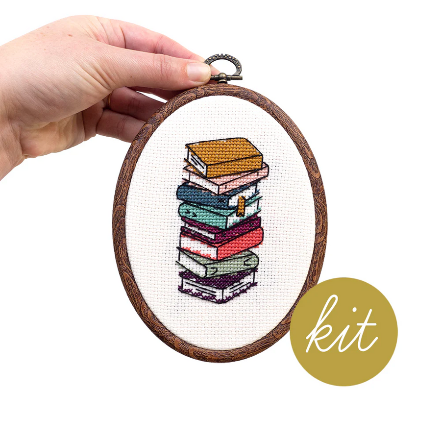Junebug and Darlin Bibliophilia Cross Stitch Kit
