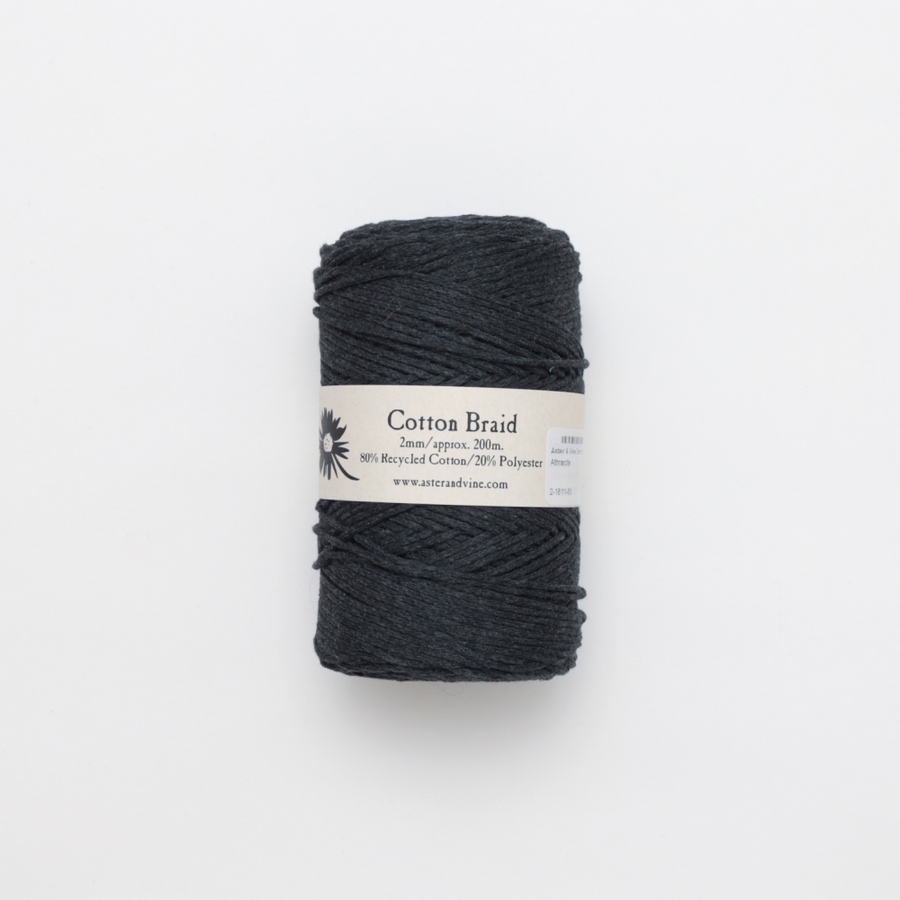 Aster & Vine 2mm Cotton/Poly Braid