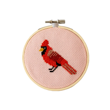 Cotton Clara Cardinal Cross Stitch Kit