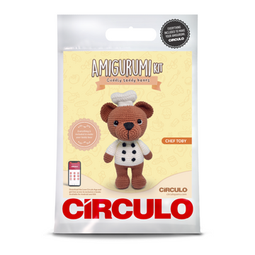Circulo Amigurumi Kit | Cuddly Teady Bear - Chef Toby