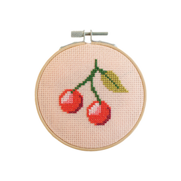 Cotton Clara Cherry Cross Stitch Kit