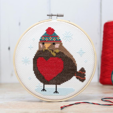 Cross Stitch Kit: Robin