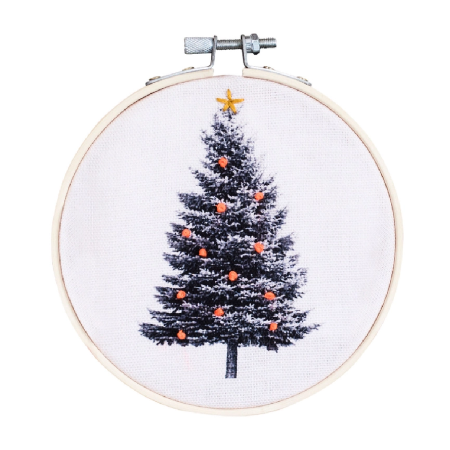 Cotton Clara Christmas Tree Emboidery Kit