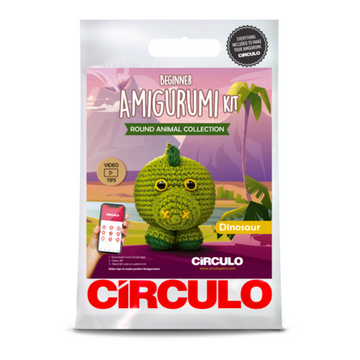 Circulo Amigurumi Kit | Round Animal | Dino