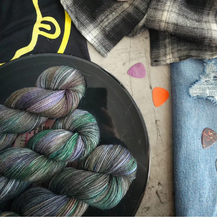 The Frosted Stitch Snowflake Sock