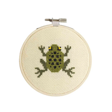 Cotton Clara Frog Cross Stitch Kit