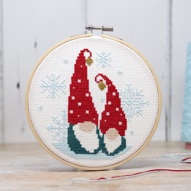 Cross Stitch Kit: Gnomes
