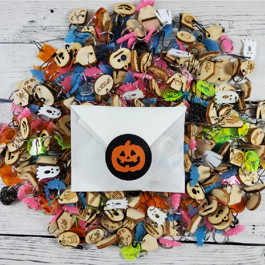 Katrinkles Halloween Stitch Marker Mystery Grab Bag