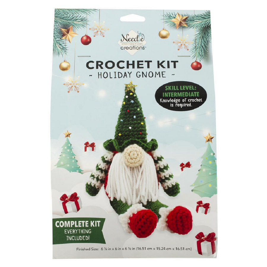 Crochet Kit | Holiday Gnome