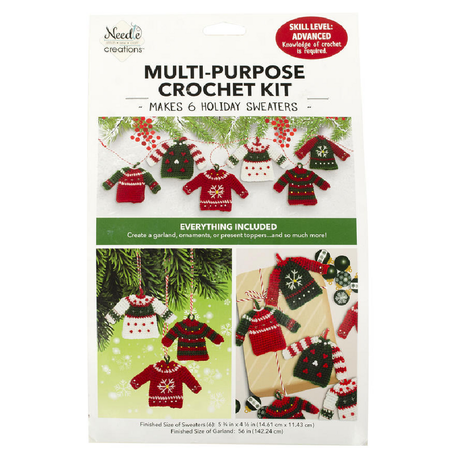 Crochet Kit | Holiday Sweaters