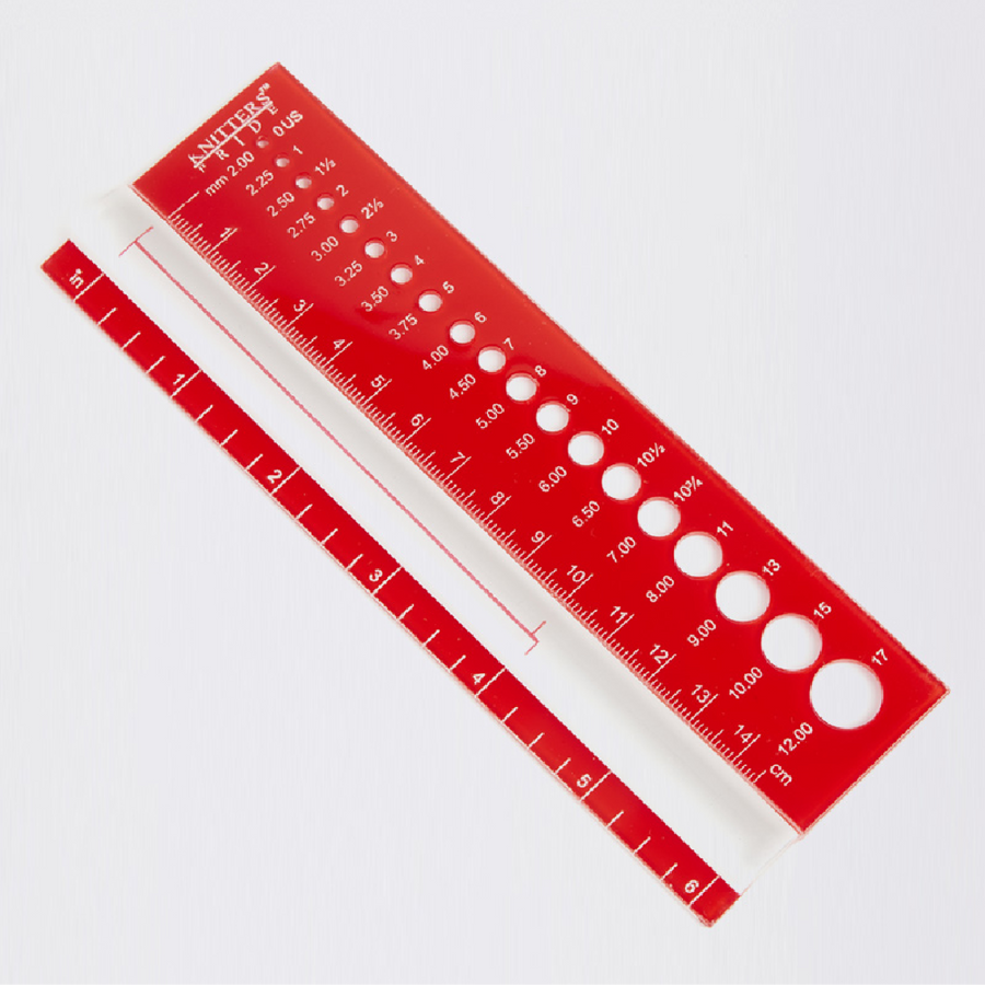 Knitter's Pride Needle & Gauge Ruler