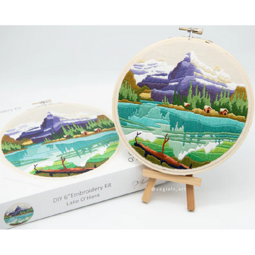 Anna Angiel Embroidery Kit | Lake O'Hara