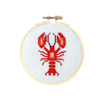 Cotton Clara Lobster Cross Stitch Kit