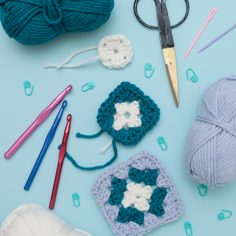 Crochet Level 2: Granny Square Scarf