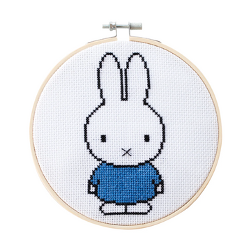 Cotton Clara Miffy Blue Cross Stitch Kit