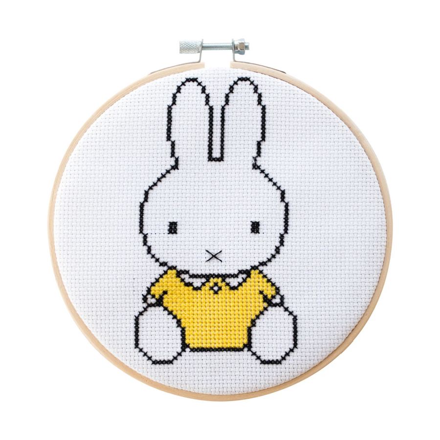 Cotton Clara Miffy Yellow Cross Stitch Kit