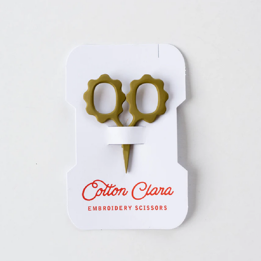 Cotton Clara Mini Sunflower Embroidery Scissors