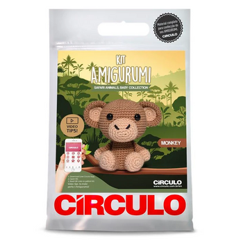 Circulo Amigurumi Kit | Safari Baby - Monkey