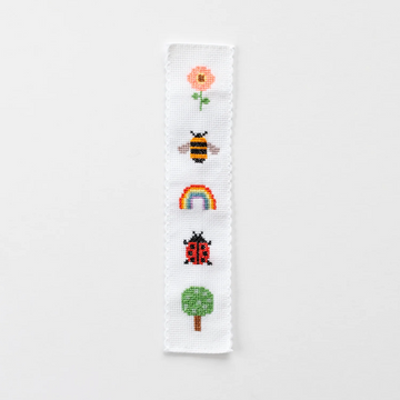 Cotton Clara Nature/Rainbow Cross Stitch Bookmark Kit