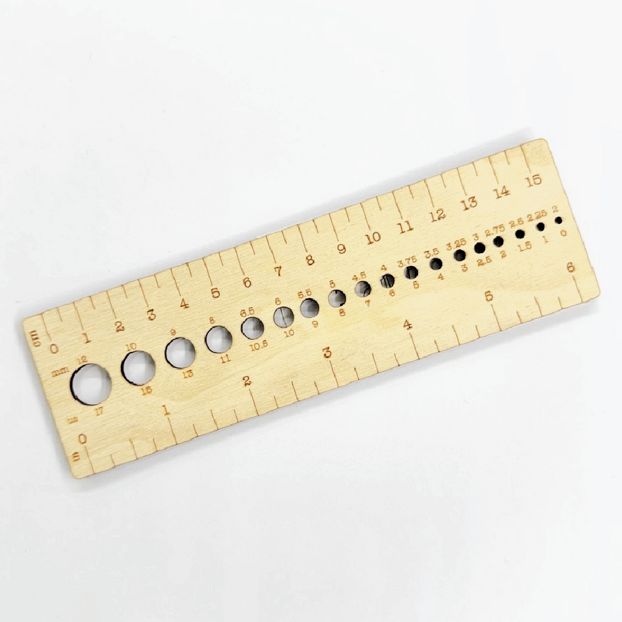 muster.pattern Needle Gauge Ruler