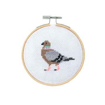 Cotton Clara Pigeon Cross Stitch Kit