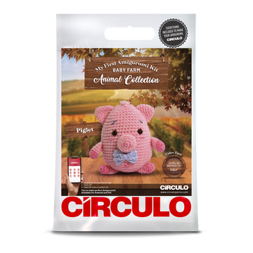 Circulo Amigurumi Kit | Baby Farm Animals - Piglet