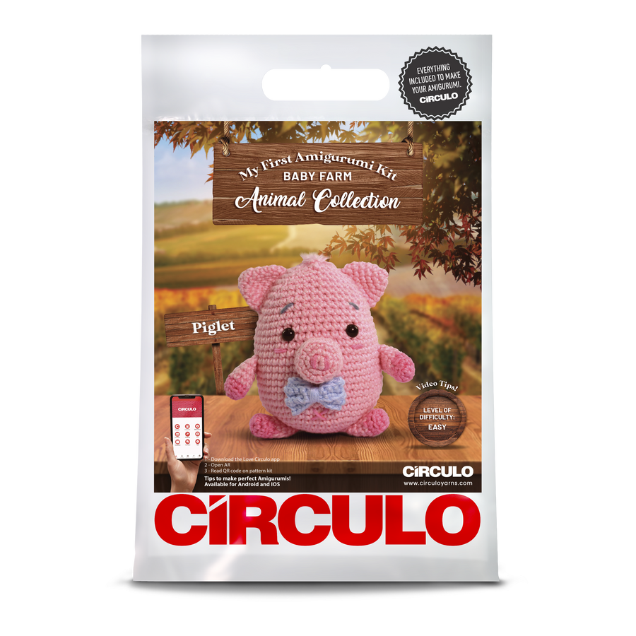 Circulo Amigurumi Kit | Baby Farm Animals - Piglet