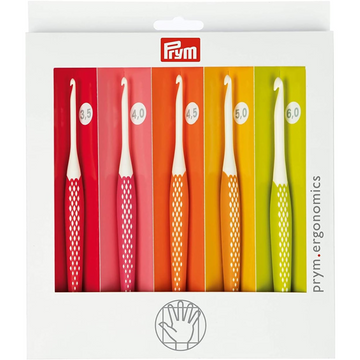 Prym Ergonomic Crochet Hook Set | 3.5mm-6mm