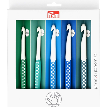 Prym Ergonomic Crochet Hook Set | 7mm-12mm