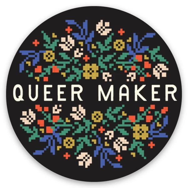 Junebug and Darlin Queer Maker Sticker