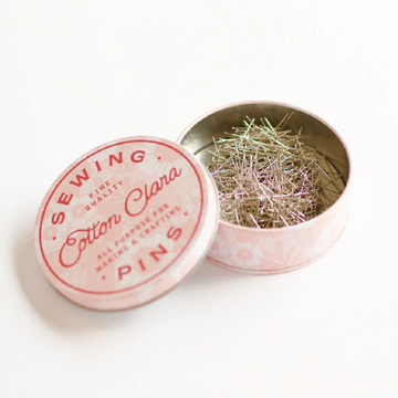 Cotton Clara Retro Floral Pin Tin