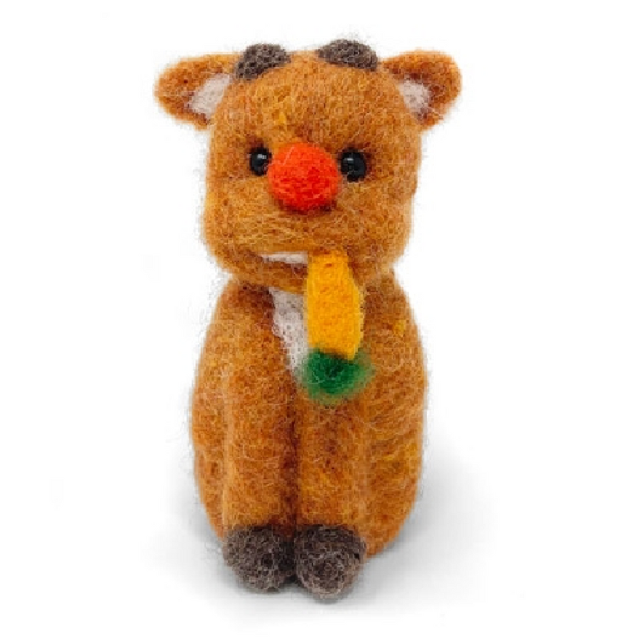 Felting Kit: Baby Rudolph