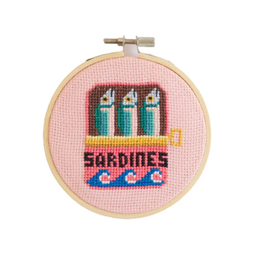 Cotton Clara Sardines Cross Stitch Kit