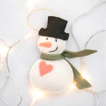 Felt Christmas Decoration Kit | Snowman