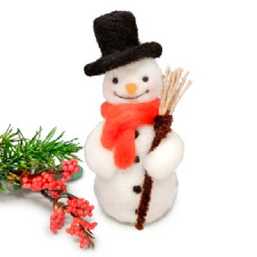 Felting Kit: Festive Snowman