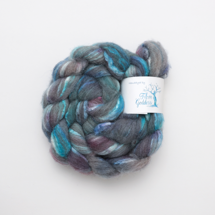 Fibre Goddess Grey Shetland/Silk